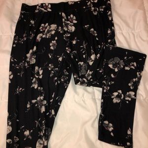 Floral print leggings